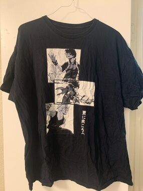 my hero academia mha bnha black t-shirt size 2xl